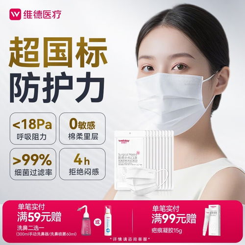 維德100只裝醫用外科口罩，滅菌級僅售15.9元，是日常防護的性價比之選嗎？